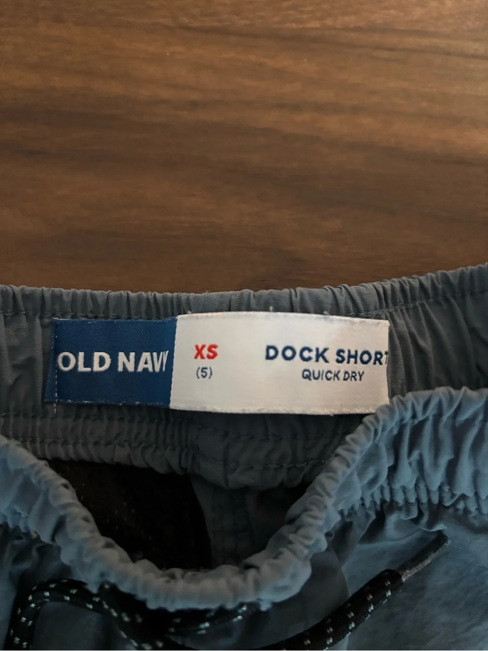 Old Navy Slate Blue Kids Swim/Play Shorts with Drawstring